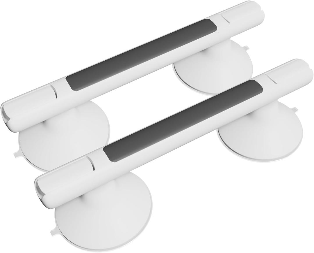 Grab Bars for Bathtubs and Showers 2 Pack Shower Handle for Seniors and Ederly, 12.2 Suction Handicap Grab Bars for Wall, Waterproof, No Drilling