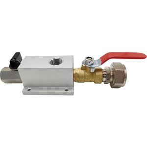 NYSUS Air Outlet Kit for 3/4 Inch Tubing System with 1/2 Inch NPT Outlet Port (With Shut Off Valve)
