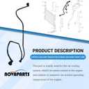 NOVAPARTS Upper Coolant Radiator Overflow Hose Vent Line for 2015-2020 Mercedes-Benz GLA250 GLA45 AMG® 2014-2019 CLA250 2.0L 2465010325