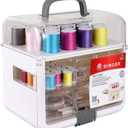 Singer Sew-It-Goes, 224 Piece - Sewing Kit & Craft Organizer - Sewing Case Storage with Machine Sewing Thread, White