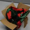 Aneco 6 Pack Christmas Door Ribbon and Bows, Large Christmas Velvet Cabinet Door Bows and Ribbons, Festive Velvet Bow with Hook-and-Loop Fastener for Cabinets Furniture Xmas Party Decor, Red and Green