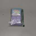 100 Holographic Gradient Mylar Bags with Clear Window, Resealable Zip Pouch, Packaging Party Sample Bags (Purple&Light Blue, 3.5x4.7 Inch)