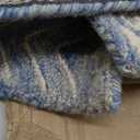 SAFAVIEH Chelsea Wool Accent Rug 1'8"x2'6", Farmhouse Ivory & Blue HK55D