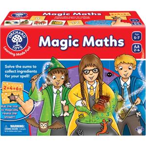 Orchard Toys Moose Games Magic Maths Game. an exciting and spellbinding Math Game. for Ages 5-7 and for 2-4 Players