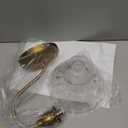 TLOLGT Vintage Brass Wall Sconce Bronze Bathroom Wall Light Made of Electroplated Copper Body and Pressed Patterned Glass Retro Vanity Lights for Bedroom, Doorway, Hallway