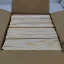 48pcs Unfinished Wood Canvas, 5x7 Inch Multipurpose Blank Wood Canvas Boards Pine Wood Panels Wooden Canvases for Painting Drawing Craft DIY Art Project