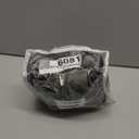 Velvet Plush Office Chair Cover with Armrests - Universal XL Size, Stretch Elastic fit for Desk Computer Chairs, Suitable for Pets and Children Friendly, Washable, Black