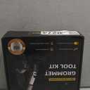 Grommet Tool Kit, 3/8 inch Handheld Eyelet Kit Manual Grommet Press Machine with 500 pcs 10 mm Grommets