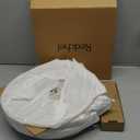 Redchef Ceramic Frying Pan with Glass Lid, Nonstick Deep Saute Pan for All Stovetops, Healthy Cooking Pan, Ergonomic Handle, Fast Even Heating, Splatter Prevention, Oven Safe, Beige (5.2Qt, 12")