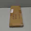 dwellington Wooden Farmhouse Decorative Tray, 11.8in Rustic Beaded Tray for Living Room Decor, Kitchen Table Dcor, Oval Coffee Table Serving Tray (Natural)