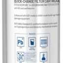 Pentair Everpure H-300 Quick-Change Filter Cartridge, EV927072, NSF Certified to Reduce Lead, For Use in Everpure H-300 Drinking Water Systems, 300 Gallon Capacity, 0.5 Micron