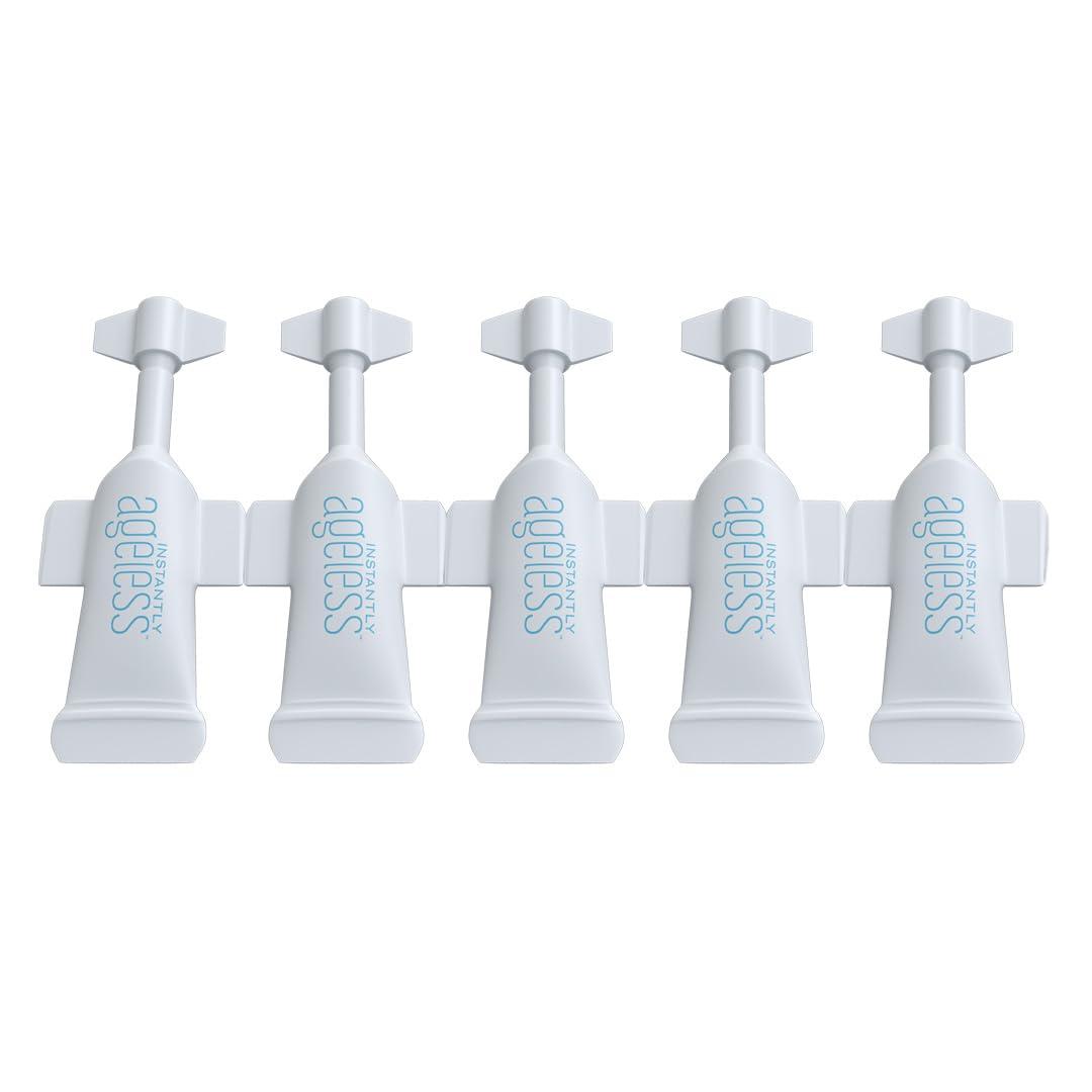 Instantly Ageless - Instant Face Lift Cream - Skin Care for Anti Aging face cream - Wrinkle Tightener - Instant Under Eye Bags Remover - Facelift 5 Vials (0.1 Fl Oz (Pack of 1))