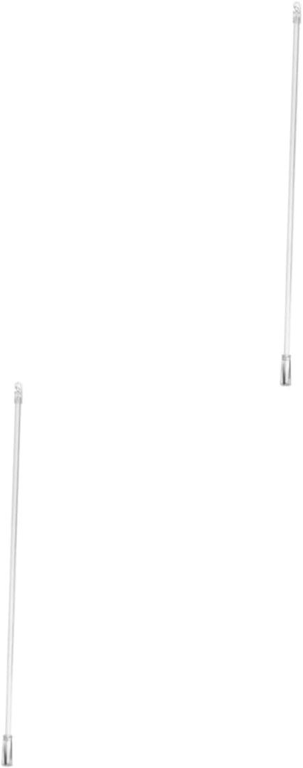 Uonlytech 2pcs Vertical Blind Tilt Replacement Stick Blind Rod with Hook for Convenient Window Control