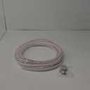 Soft Braided PVC Tubing - 3/4" ID x 1" OD High Pressure Clear Flexible PVC Tube Reinforced Vinyl Hose for Water, Oil with 2pcs Hose Clamps (10Ft)
