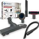 For Miele Vacuum Cleaner Attachments for Carpet, Tile Hard Floors, Dryer Vent, Corner, Car Detailing Horsehair Hardwood Floor Brush, Flexible Crevice Tool & More Compatible with Miele C1 C2 C3