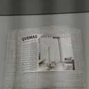 YoungsTex Light Grey Linen Semi Sheer Curtains 63 Inches Long for Bedroom 2 Panels - Textured Light Filtering Window Drapes with Bronze Grommet Privacy for Living Room, 2 Panels, 52 X 63 Inch