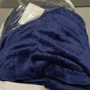 Electric Heated Blanket Twin Size 62x84,Cozy Soft Warmth with 6 Heating Settings 1-10 Hours Auto-Off, Energy-Saving, for Bed, Fast Heating Machine Washable, Navy Blue