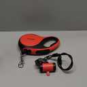 Retractable Dog Leash with Chew Proof Cable, 26Ft Heavy Duty Dog Leash for Medium Large Dogs up to 110lbs, 360 No Tangle, One-Handed Brake (Red)