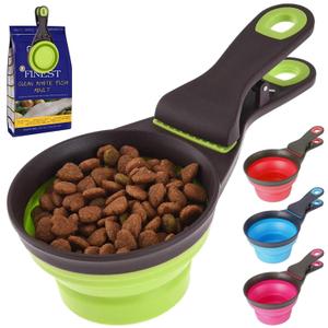 Pet Food Scoop And Clip 3 Pack