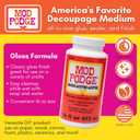 Mod Podge Gloss Sealer, Glue & Finish: All-in-One Craft Solution- Quick Dry, Easy Clean, for Wood, Paper, Fabric & More. Non-Toxic - Craft with Confidence, Made in USA, 16 oz., Pack of 1
