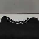 Short Sleeve Dressy Blouse (Large, Black)