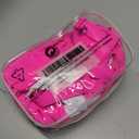 One Piece Swimsuit Women's 2025 Tummy Control Slimming Bathing Suit Modest One Piece V-Neck Push Up Swimwear Hot Pink Small