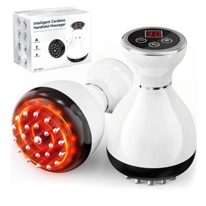 Lymphatic Drainage Massager & Anti Cellulite Massage Tool, Helps Reduce Stretch Marks & Cellulite, for Legs, Arms & Belly, Body Sculpting Machine with Microcurrent & Red-Light & Heat & Vibration