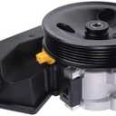 Daysyore Power Steering Pump 20-61607 Fits for 1999-2004 Grand Cherokee [For L6-4.0L 242cid] 4.0L/4.7L Power Assist Pump, Replace OE 20-61607, 2061607F, 5016184AA