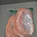 Tbestmax 20 Pack Clear Cosmetic Bags Makeup Bags Portable Waterproof Travel Toiletry Bags Organizer Rose Red, 7.5"x 4.8"x 2.3"