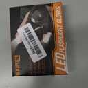 LED Gloves, Flashlight Gloves Christmas Gifts for Men Who Have Everything, Cool Gadgets for Fishing, Hunting, Camping, Techies (Black)