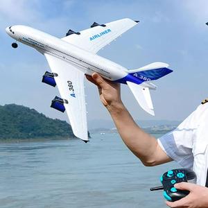 RC Airbus 747 A380 2.4G Remote Control Electric Plane Four Motor RC Airplane Toy RC Airliner with LED Lights Drop Resistant Aircraft 2 Batteries EPP Airplane for Beginners Kids Gifts (A-380), Blue RC Airbus 747 A380 2.4G Remote Control Electric Plane Four Motor RC Airplane Toy RC Airliner with LED Lights Drop Resistant Aircraft 2 Batteries EPP Airplane for Beginners Kids Gifts (A-380), Blue