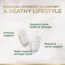 Calcium 1200 mg Per Serving with Vitamin D3 - Bone Health Supplement, Vitamin D & Calcium Supplements for Women & Men - Bone Strength & Teeth Support, Nature's Calcium Pills, USA Bottled - 240 Tablets