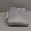 Velvet Couch Cover, Sectional Couch Covers for Sofa, Funny Fuzzy Sofa Covers Pet Friendly, Non-Slip Couch Protector for Dogs & Kids(1PC, Blue Grey, 27.6"27.6", Single Seater) (1PC/28"x28"/Armrest or Backrest Cover)