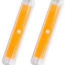 15W 118mm R7S LED Bulbs (Pack of 2) 150W Halogen Equivalent J-Type 120V Dimmable T3 R7s Base Double Ended Flood Light 3000K Warm White for Landscape Light (Warm White)