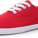 VenusCelia Women's Rainbow Lace Up Sneaker Shoes (7.5)