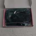 Dark Green Bob Wig With Bangs - Heat Resistant 14Inch Synthetic Hair, Short Straight Shoulder Length Natural-Looking Cosplay Wig for Daily Use, Parties & Women Girls