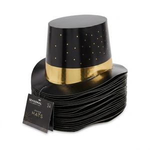 Seasonal celebration paper hats, 21 pack
