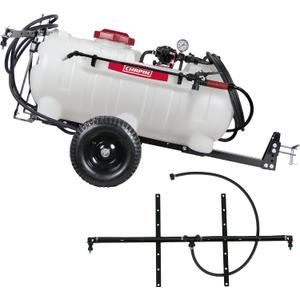 Chapin 97664: Made in The USA 15-Gallon Tow-Behind 2.5GPM/12V EZ Mount Deluxe Multi-Purpose ATV/UTV Tank Sprayer for Lawn & Garden, Farm & Acreage, Weed Control, with 2-Nozzle Spray Boom Attachment