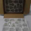 Hewory Mini Bud Vases for Centerpieces: 28pcs Small Glass Vase Bulk - Clear Tiny Vases for Wedding Baby Shower Birthday Party Events Table Decor