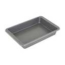 KitchenAid Nonstick Swiss Engineered Aluminized Steel Cake Pan, Dishwasher Safe, Contour Silver, 9 x 13 Inch