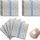 50 Pcs Waterproof Dialysis Port Shower Cover Shields, Tattoo Cover PD Catheter Shower Protector Peritoneal Dialysis Chemo Port Feeding Tube Protector Waterproof Adhesive Bandage(5.9x5.9 Inch)