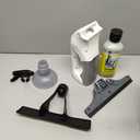 Krcher WV 1 Electric Window Vacuum Squeegee 10" - Perfect for Showers, Mirrors, Glass, and Countertops - Electric Squeegee