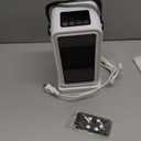 Small Space Heater for Indoor Use, Portable Desk Heater with 2s Instant Warmth, Ceramic Heating, Dual Power Modes, Timer & Overheat Protection  Personal Space Heater for Bedroom, Office, Home (White)