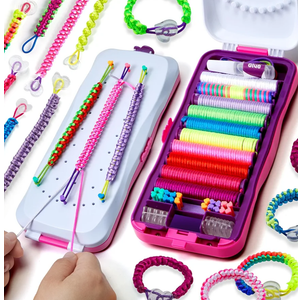 Pretty Me Friendship Bracelet Making Kit for Girls - Crafts for Girl - String Bracelets Maker - Gifts for 8-12 Year Old Kid - Birthday Gift Ideas & Kits Toys Ages 8, 9, 10, 11, 12 - Kids Age 8-12 Olds