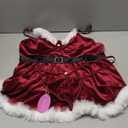 Avidlove Women Christmas Lingerie Santa Babydolls Chemises Red Velvet Santa Lingerie Sets Size Large