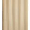 Fabric Shower Curtain No Hooks & Liner Needed - Soft Waterproof Hotel Cloth Shower Curtain Washable with Hooks Built-in, Beige, 71x74 Standard Size