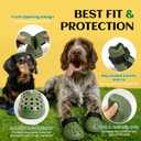 Dog Shoes for Hot Pavement - Comfortable Paw Protection for Medium & Large Dogs, Adjustable Strap & Non-Slip, Easy-Clean, Outdoor Sports Boots, Dog Booties for Summer Rain (Green, XL)