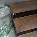 TONGMO 30Inch Liquor Bottle Stand - 3 Tier Liquor Bar Bottle Display Shelf, Holds 21 Bottles, Solid Wood, No Installation Required (Dark Walnut)