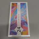 GenCrafts Watercolor Palette with Paper Pad 24 Premium Colors - 2 Refilable Water Brush Pens - 15 Sheets of Water Color Paper - Portable Painting