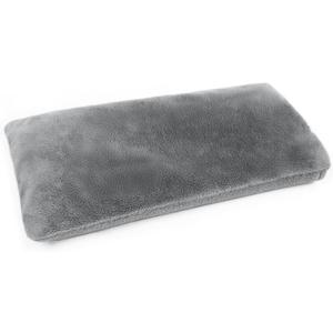 Microwave Heating Pad with Washable Cover, 6.5 X 12 Microwavable Heating Pads for Neck and Shoulders and Back, Warm Compress for Knee, Muscles, Joints, Wrist, Abdomen (Gray)